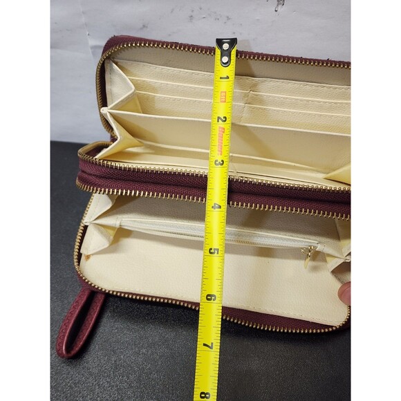 Michael Kors Jet Set Travel Women's Leather Wallet - Red Velvet (35S9GTVE7L) - Picture 6 of 6